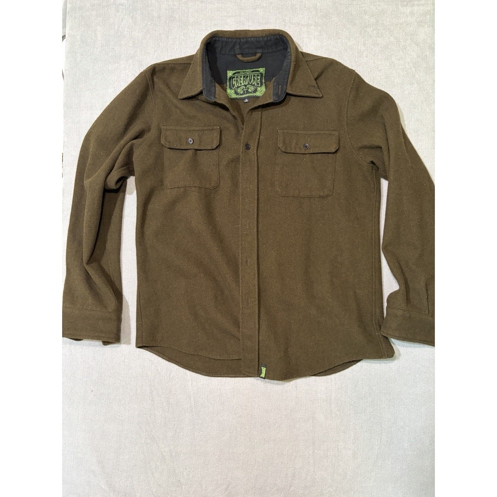 Creature Skateboard Shirt Button Adult Mens XL